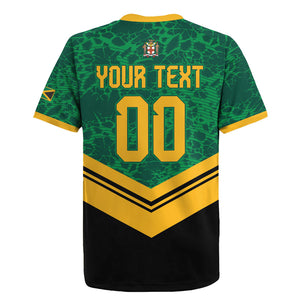 Custom Jamaica 2026 Kingsmen Cricket Rugby Jersey We Are Tallawah