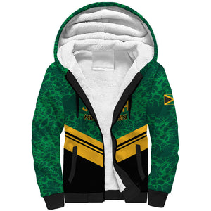 Custom Jamaica 2026 Kingsmen Cricket Sherpa Hoodie We Are Tallawah
