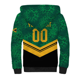 Custom Jamaica 2026 Kingsmen Cricket Sherpa Hoodie We Are Tallawah
