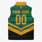 Custom Jamaica 2026 Kingsmen Cricket Sleeveless Puffer Jacket We Are Tallawah