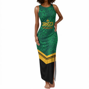 Custom Jamaica 2026 Kingsmen Cricket Tank Maxi Dress We Are Tallawah