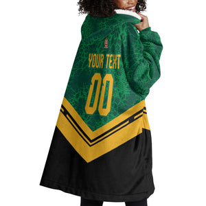 Custom Jamaica 2026 Kingsmen Cricket Wearable Blanket Hoodie We Are Tallawah