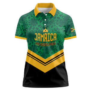 Custom Jamaica 2026 Kingsmen Cricket Women Polo Shirt We Are Tallawah