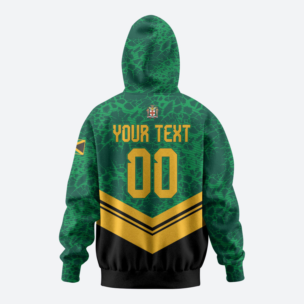 Custom Jamaica 2026 Kingsmen Cricket Zip Hoodie We Are Tallawah