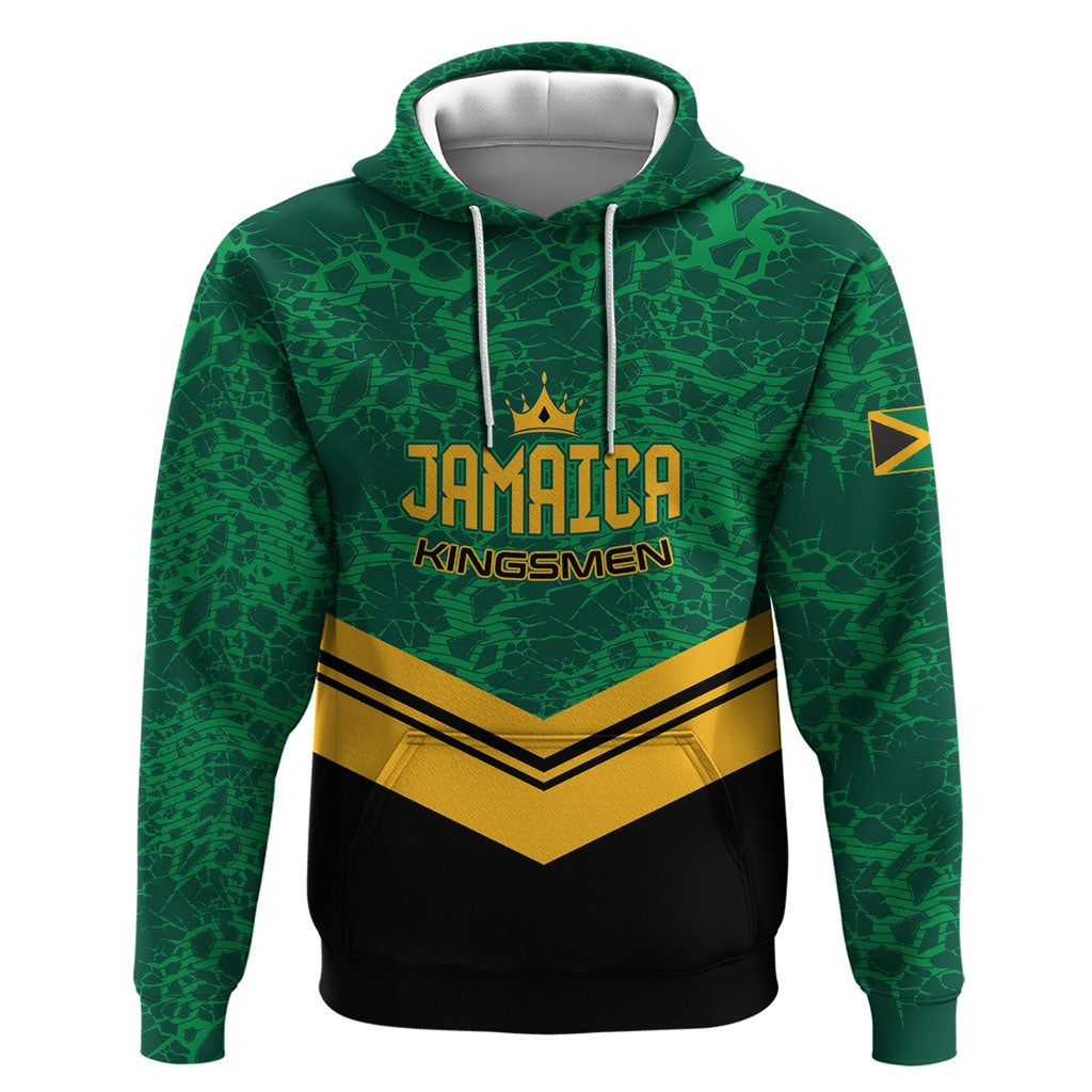 Custom Jamaica 2026 Kingsmen Cricket Zip Hoodie We Are Tallawah