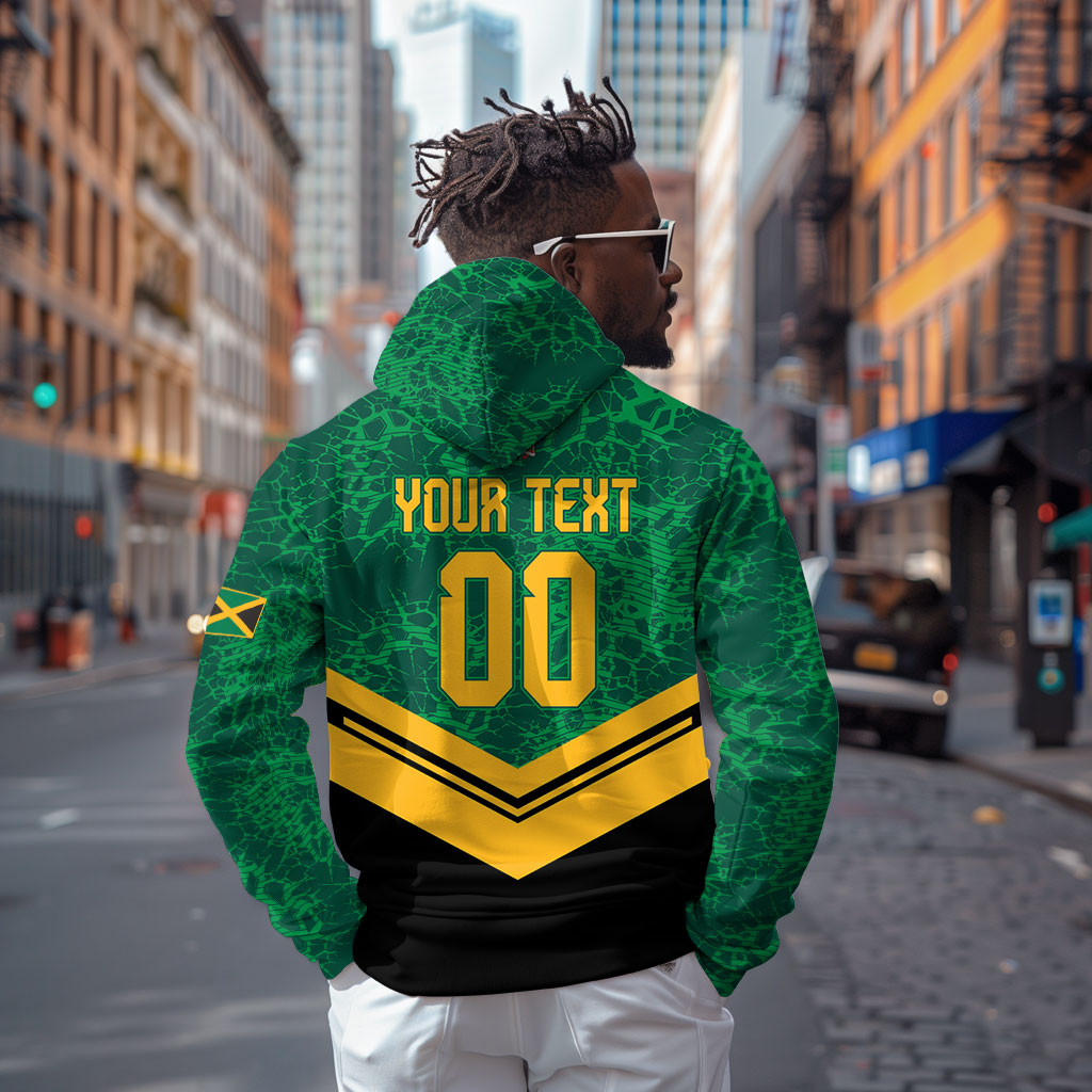 Custom Jamaica 2026 Kingsmen Cricket Zip Hoodie We Are Tallawah