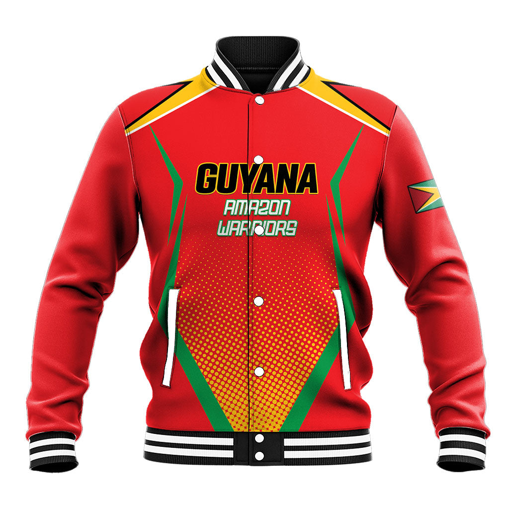 Custom Guyana 2026 Amazon Warriors Cricket Baseball Jacket Go Champions
