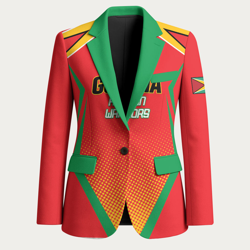 Custom Guyana 2026 Amazon Warriors Cricket Blazer Go Champions
