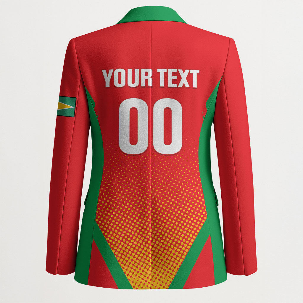 Custom Guyana 2026 Amazon Warriors Cricket Blazer Go Champions