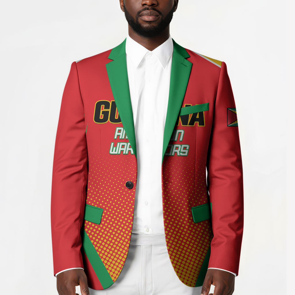 Custom Guyana 2026 Amazon Warriors Cricket Blazer Go Champions