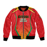 Custom Guyana 2026 Amazon Warriors Cricket Bomber Jacket Go Champions