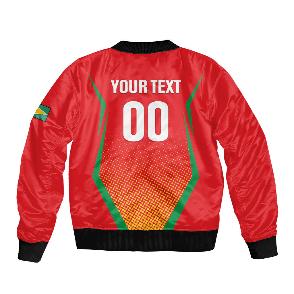 Custom Guyana 2026 Amazon Warriors Cricket Bomber Jacket Go Champions