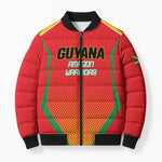 Custom Guyana 2026 Amazon Warriors Cricket Bomber Puffer Jacket Go Champions