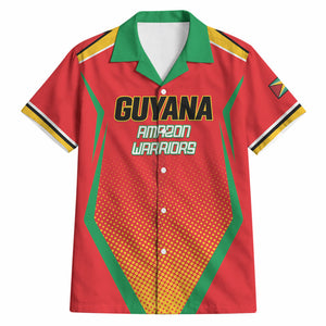 Custom Guyana 2026 Amazon Warriors Cricket Hawaiian Shirt Go Champions