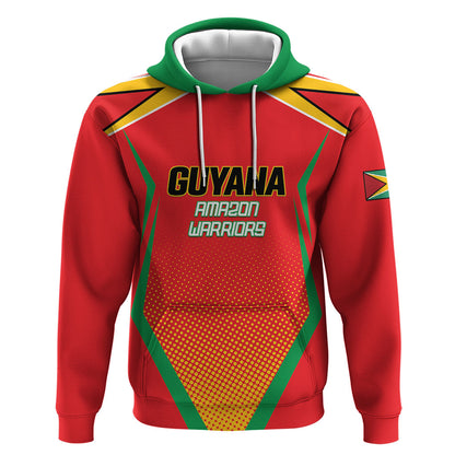 Custom Guyana 2026 Amazon Warriors Cricket Hoodie Go Champions