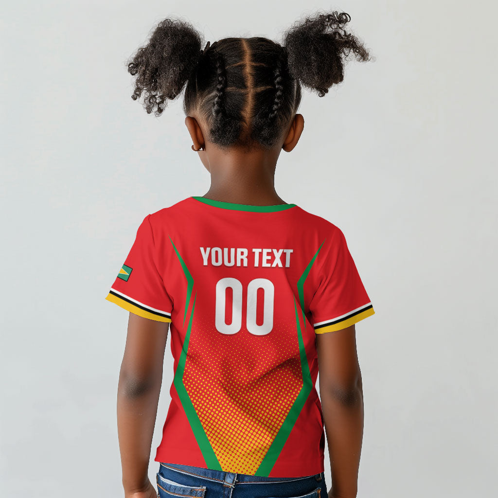 Custom Guyana 2026 Amazon Warriors Cricket Kid T shirt Go Champions
