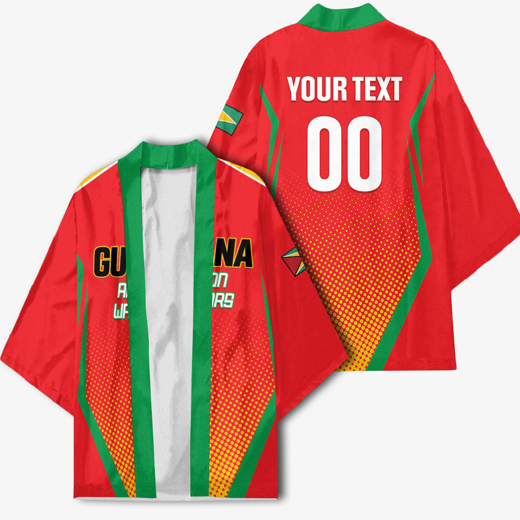 Custom Guyana 2026 Amazon Warriors Cricket Kimono Go Champions