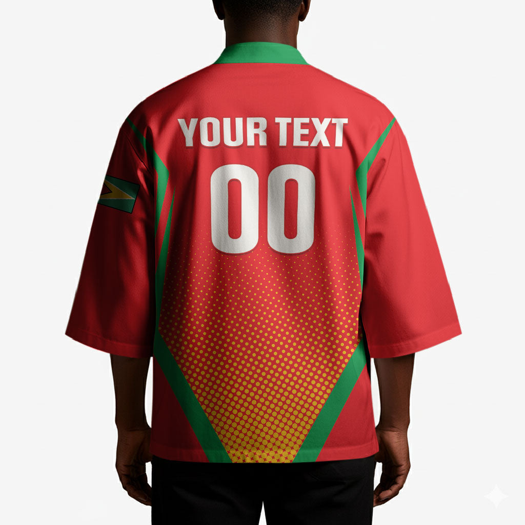 Custom Guyana 2026 Amazon Warriors Cricket Kimono Go Champions