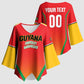 Custom Guyana 2026 Amazon Warriors Cricket Kimono Sleeve Blouse Go Champions
