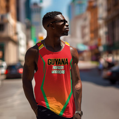 Custom Guyana 2026 Amazon Warriors Cricket Men Tank Top Go Champions