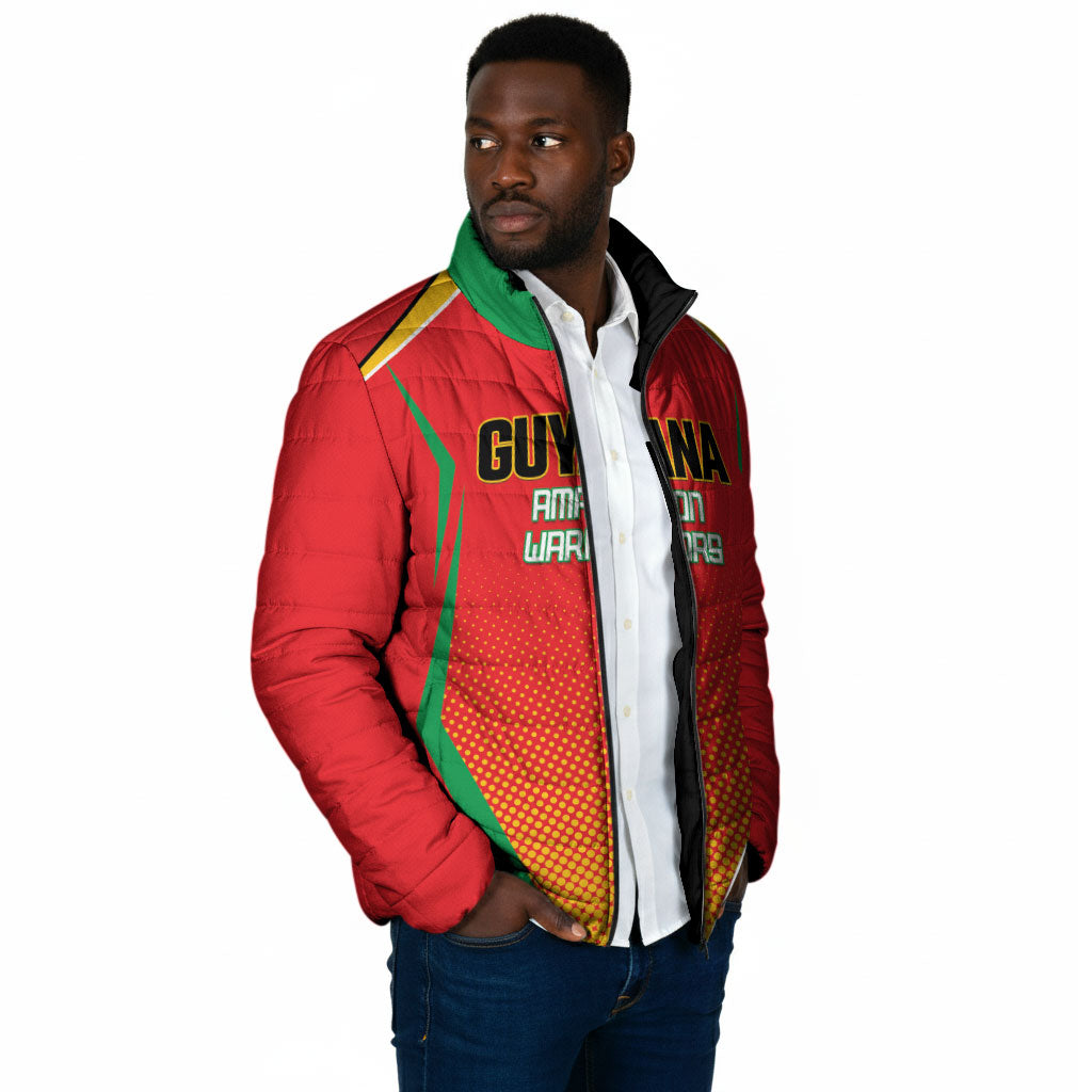 Custom Guyana 2026 Amazon Warriors Cricket Padded Jacket Go Champions