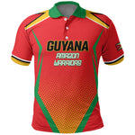 Custom Guyana 2026 Amazon Warriors Cricket Polo Shirt Go Champions