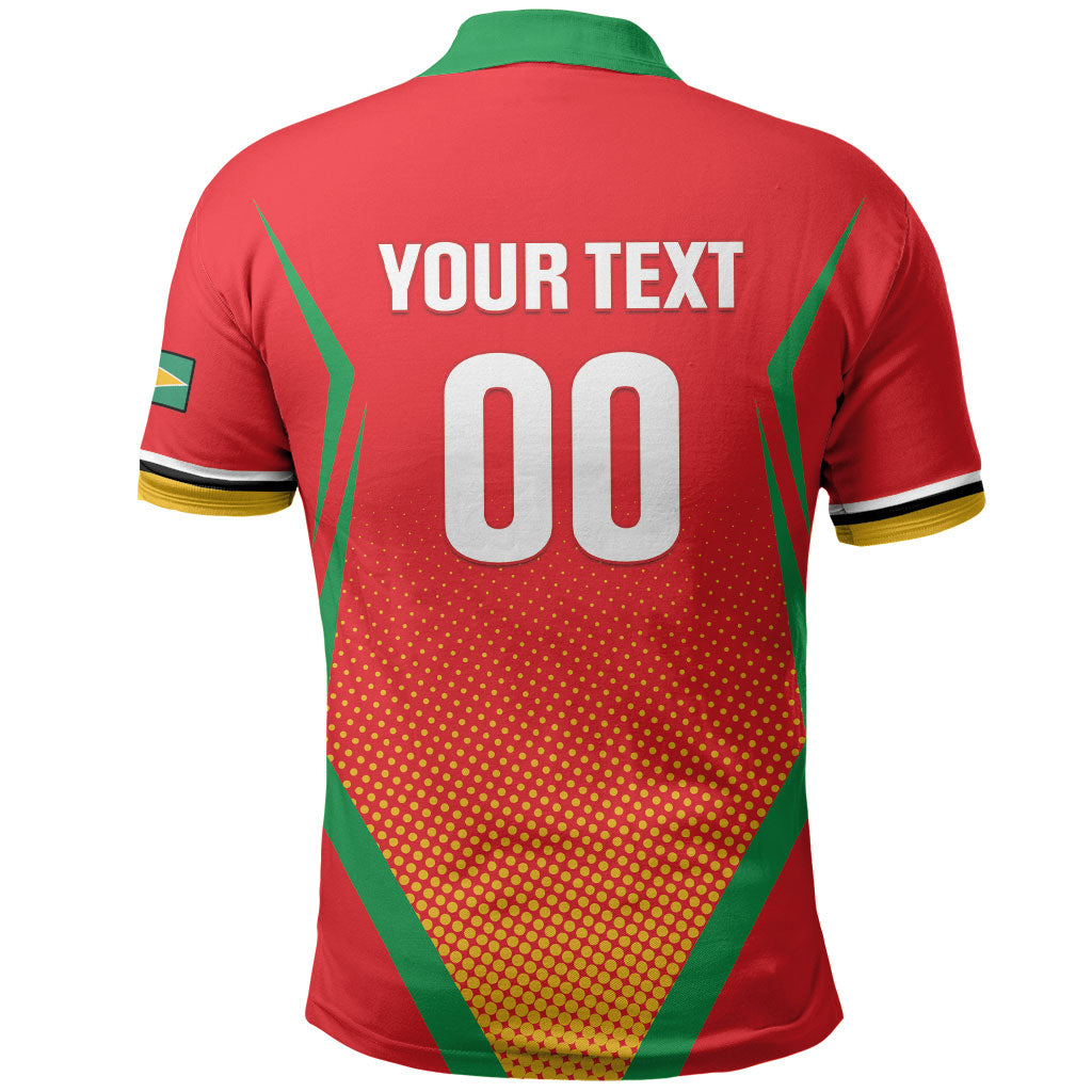 Custom Guyana 2026 Amazon Warriors Cricket Polo Shirt Go Champions