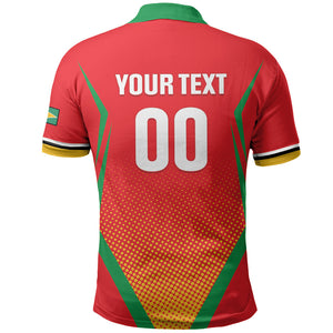 Custom Guyana 2026 Amazon Warriors Cricket Polo Shirt Go Champions