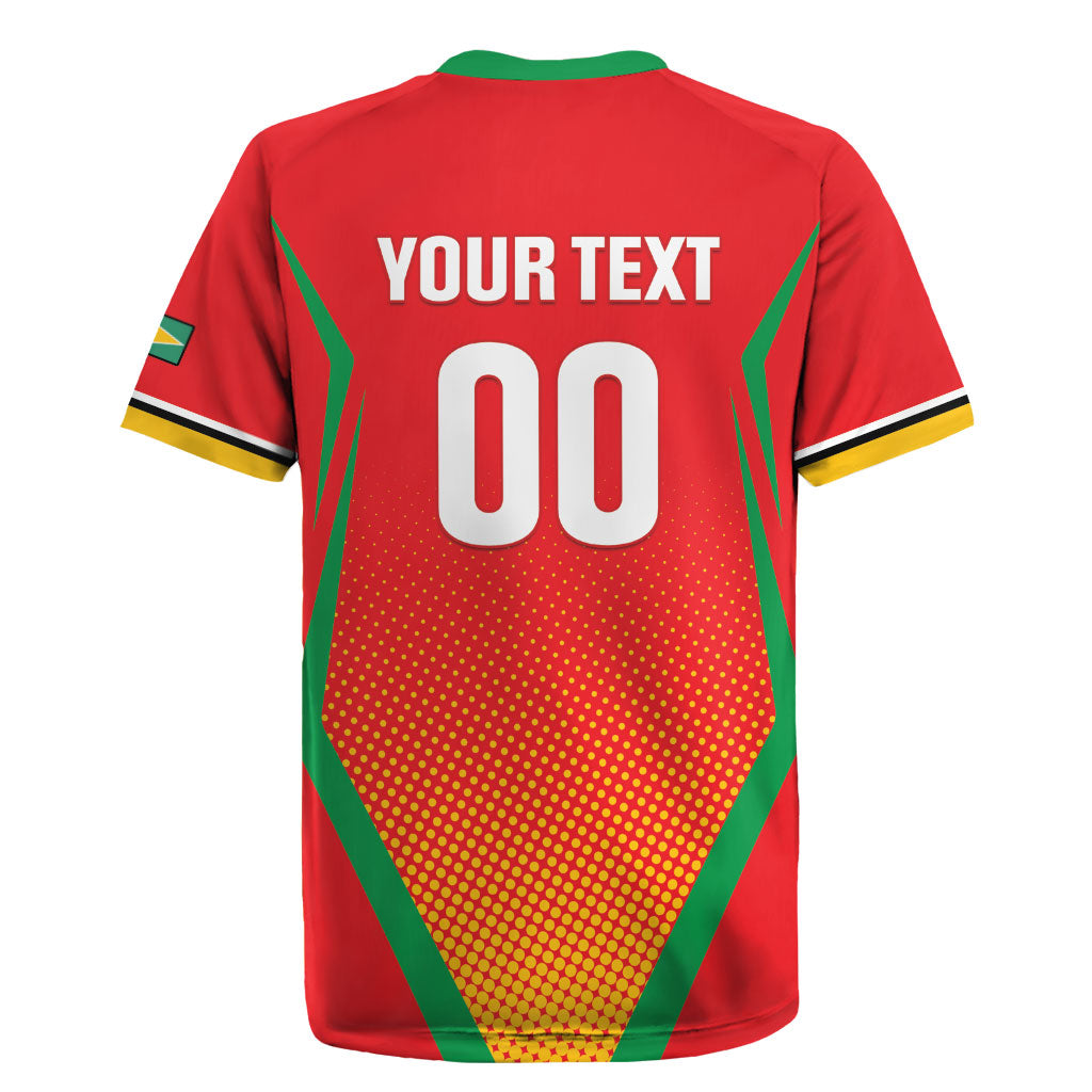 Custom Guyana 2026 Amazon Warriors Cricket Rugby Jersey Go Champions