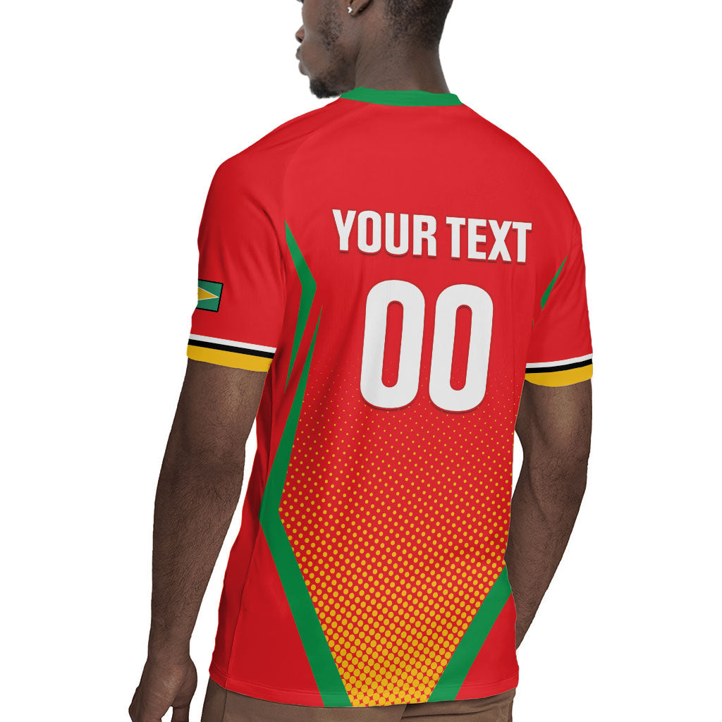 Custom Guyana 2026 Amazon Warriors Cricket Rugby Jersey Go Champions