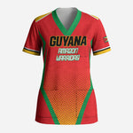 Custom Guyana 2026 Amazon Warriors Cricket Scrub Top Go Champions