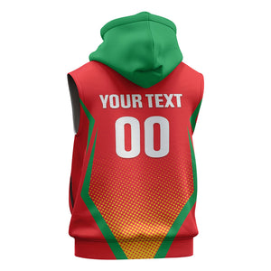 Custom Guyana 2026 Amazon Warriors Cricket Sleeveless Hoodie Go Champions