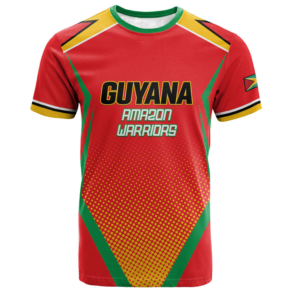 Custom Guyana 2026 Amazon Warriors Cricket T shirt Go Champions