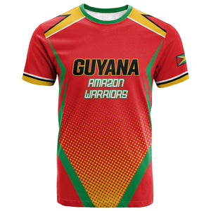 Custom Guyana 2026 Amazon Warriors Cricket T shirt Go Champions