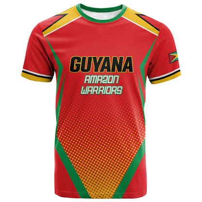 Custom Guyana 2026 Amazon Warriors Cricket T shirt Go Champions