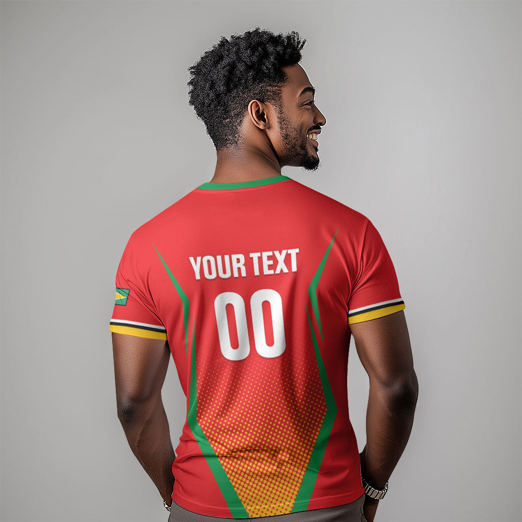 Custom Guyana 2026 Amazon Warriors Cricket T shirt Go Champions