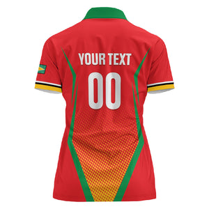 Custom Guyana 2026 Amazon Warriors Cricket Women Polo Shirt Go Champions