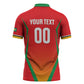 Custom Guyana 2026 Amazon Warriors Cricket Zipper Polo Shirt Go Champions