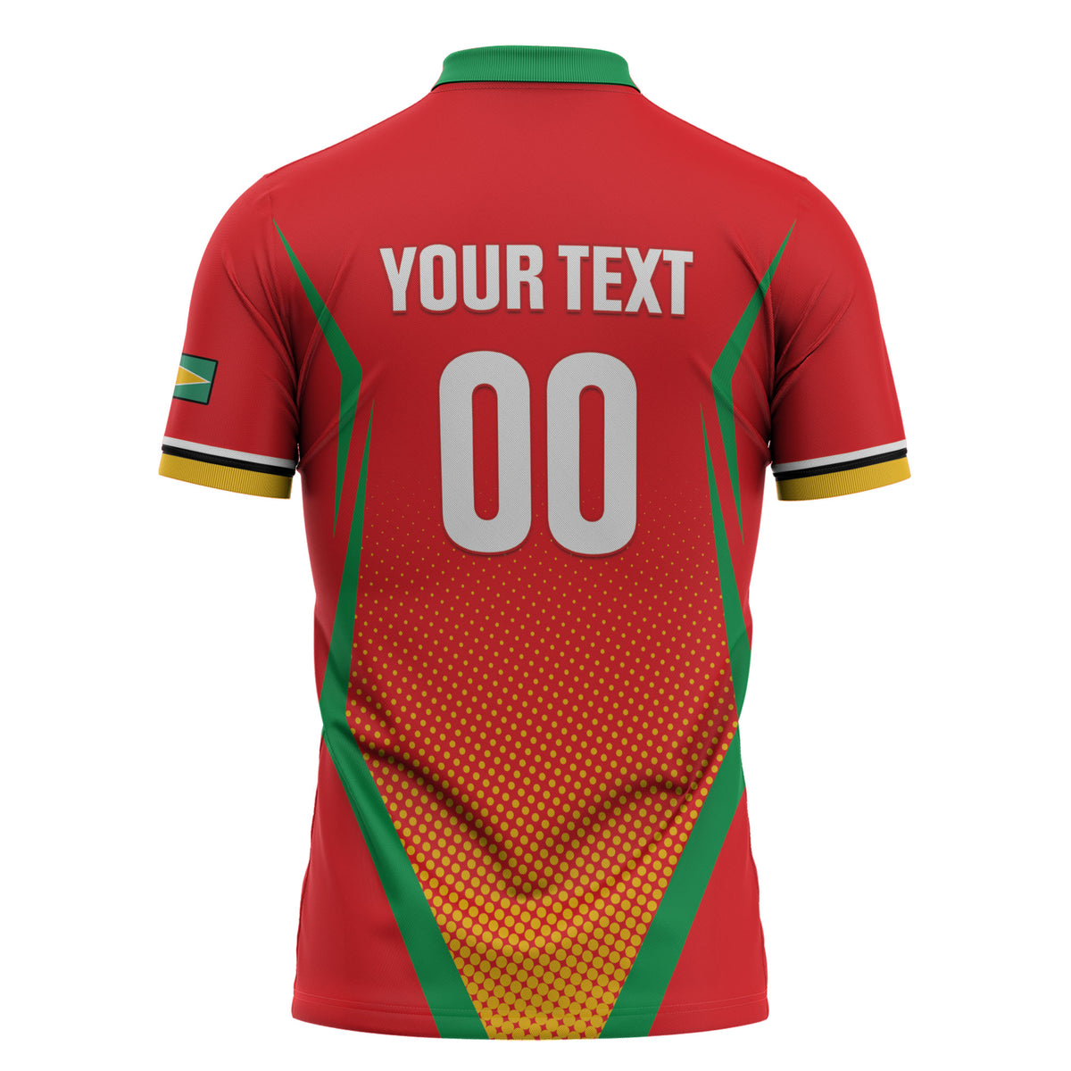Custom Guyana 2026 Amazon Warriors Cricket Zipper Polo Shirt Go Champions