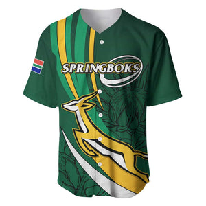 Personalized South Africa Rugby Baseball Jersey - Springboks Go Champions, World Cup