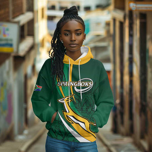 Personalized South Africa Rugby Hoodie - Springboks Go Champions, World Cup