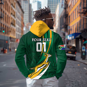 Personalized South Africa Rugby Hoodie - Springboks Go Champions, World Cup