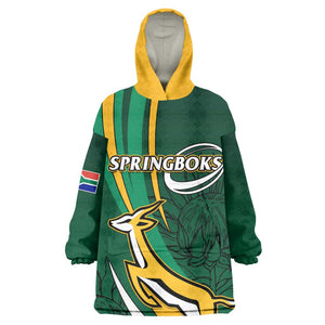 Personalized South Africa Rugby KId Wearable Blanket Hoodie - Springboks Go Champions, World Cup