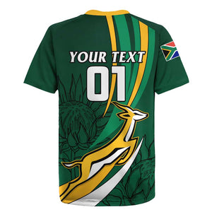 Personalized South Africa Rugby Rugby Jersey - Springboks Go Champions, World Cup