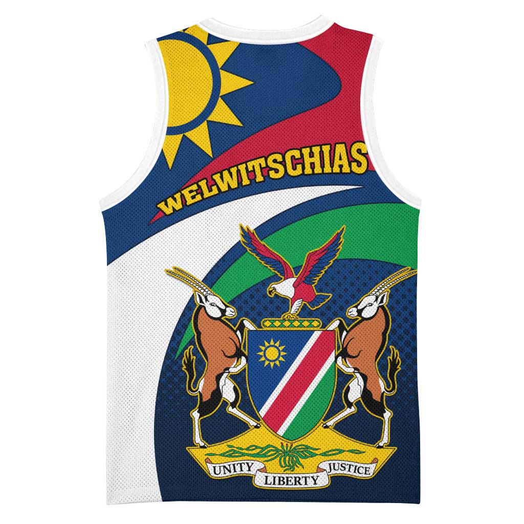 Namibia Rugby Basketball Jersey - Welwitschias Go World Cup LT01