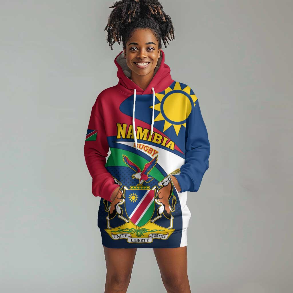 Namibia Rugby Hoodie Dress - Welwitschias Go World Cup