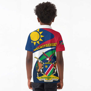 Namibia Rugby Kid Polo Shirt - Welwitschias Go World Cup