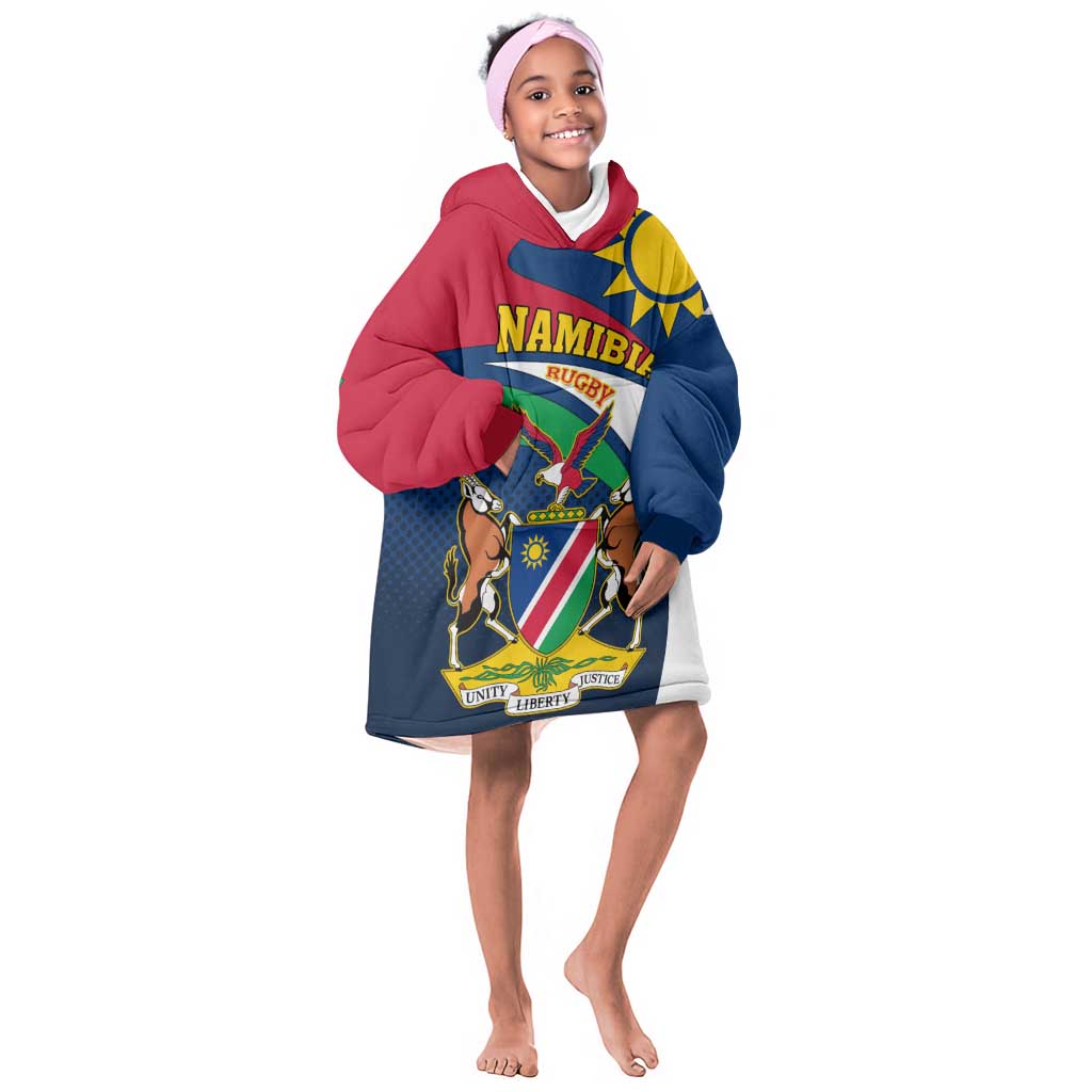 Namibia Rugby KId Wearable Blanket Hoodie - Welwitschias Go World Cup