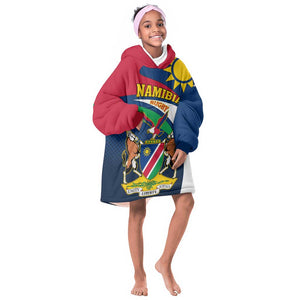 Namibia Rugby KId Wearable Blanket Hoodie - Welwitschias Go World Cup