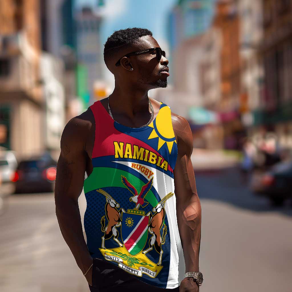 Namibia Rugby Men Tank Top - Welwitschias Go World Cup